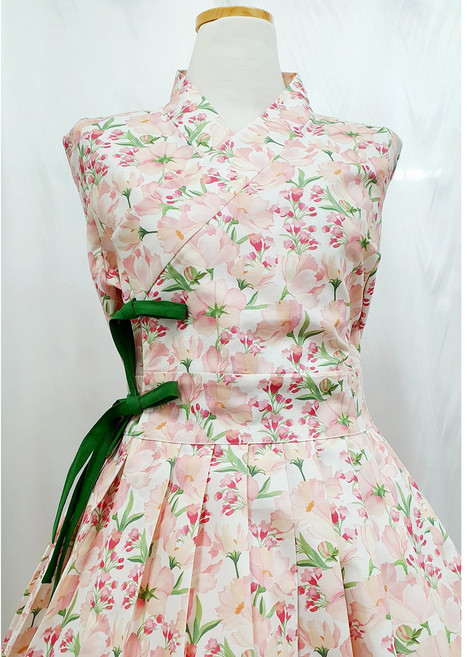 연화담 철릭 원피스 생활 개량한복 사이즈 추가 가능 빅사이즈 [이리스]