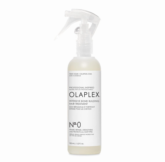 올라플렉스 No. 0 인텐시브 본드 빌딩 트리트먼트 손상된 모발 집중 케어, 1개, 155ml