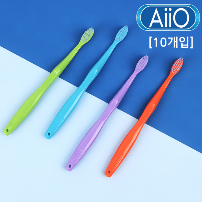 아이오 성인용 치과 교정 칫솔 AiiO SST30 국내생산, 1개입, 10개