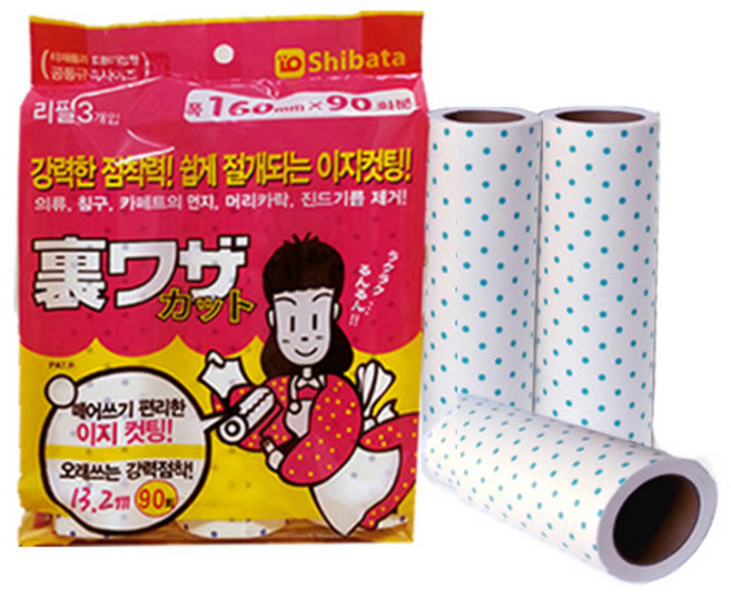 시바타 테이프크리너 이지컷팅 리필 3p, 1개