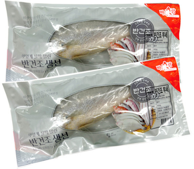 동방 반건조 부세조기, 2개, 400g