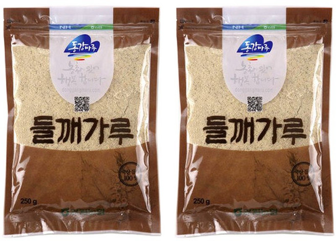 영월농협 동강마루 들깨가루 250g x 2팩 / 국 탕 나물 무침용 국산 들깻가루, 2개