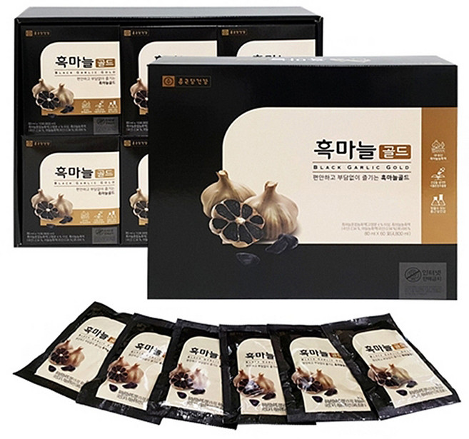 종근당건강 흑마늘골드 80ml X 60포, 1개