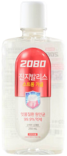 2080 진지발리스 가글 250 ml 스트롱, 250ml, 2개