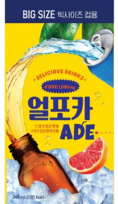 얼포카/성수310 얼타비에이드 340lml, 8개, 340ml
