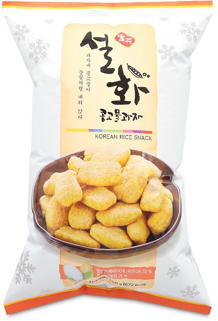 싱싱 설화 콩고물과자 150g, 1개