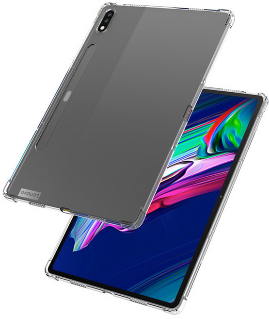 레노버 탭 P11프로 2020 2021 슬림 투명 젤리 케이스, 클리어, 1개