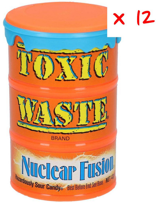 톡식 웨이스트 5종 뉴클리어 퓨전 핵 신맛 사우어 캔디, 12개, 42g