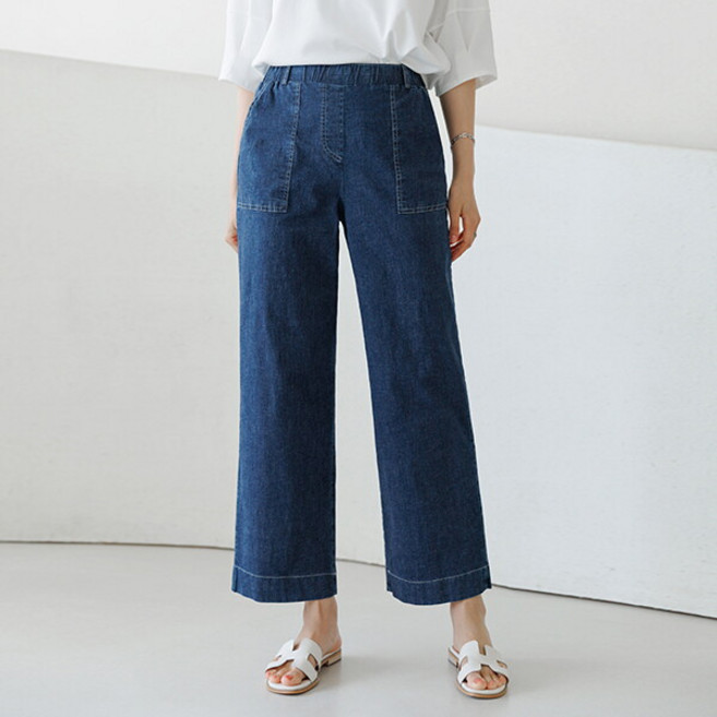 [데드라] (~99size)아웃포켓데님통팬츠 PTD3023_DC