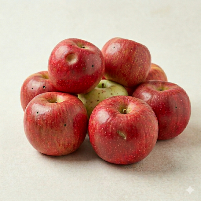 청송 서리사과 얼음골 부사사과 가정용 삼형제농원, 1박스, 가정용 깨끗한 기스 10kg