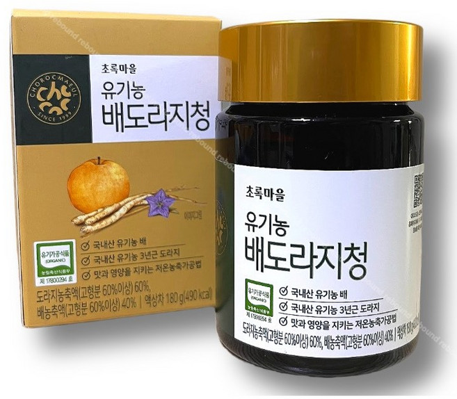 초록마을 유기농 배도라지청, 180g, 1개입, 1개