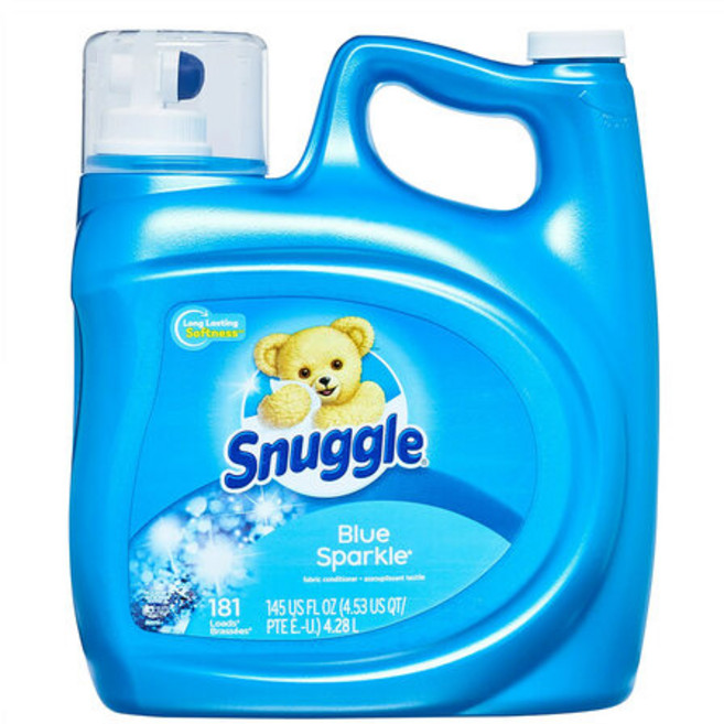 스너글 액상 섬유 유연제 블루 스파클 4.28L, 1개
