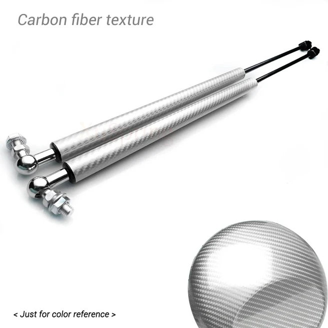 호환 2004-2011 포드 포커스 2 자동차 본네트 엔진 커버 리프트 서포트 스프링 쇼크 브래킷 유압 스트럿, 01 CARBON SILVER, 1개