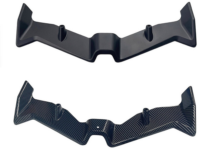 HONDA PCX125 프론트 립 윈드 윙렛 카본 블랙 윙 튜닝 개조, 1개