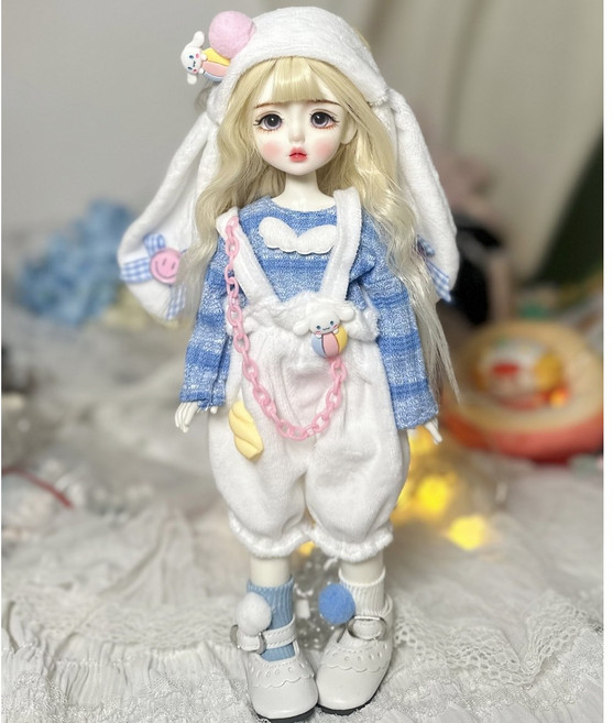 구체관절인형30cm 핸드메이드 메이크업 인형+의상+가발+구두 풀세트, 67번, 1개