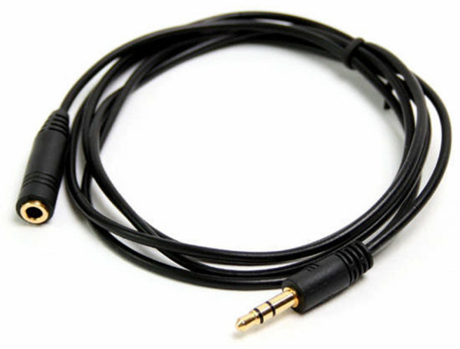 이어폰 연장선 연장케이블 스테레오 오디오 TV 음성 컴퓨터 스마트폰 4극 3극, 이어폰연장선블랙 3M(4극 스마트폰용), 1개