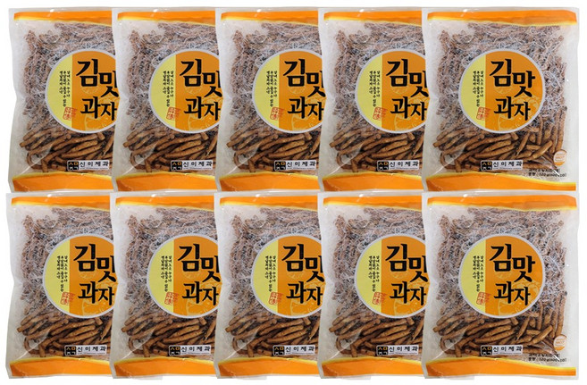 신미제과 김맛 과자 추억의 옛날과자, 120g, 10개