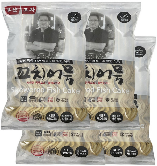 어묵장인 박경도 부산꼬치어묵, 390g, 4개