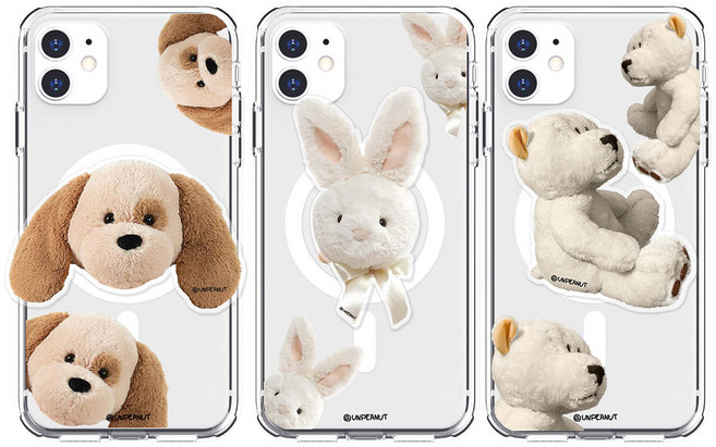 언피넛 [맥세이프 톡 set] 토이시리즈1 맥세이프 젤하드 케이스 아크릴 스마트톡 세트