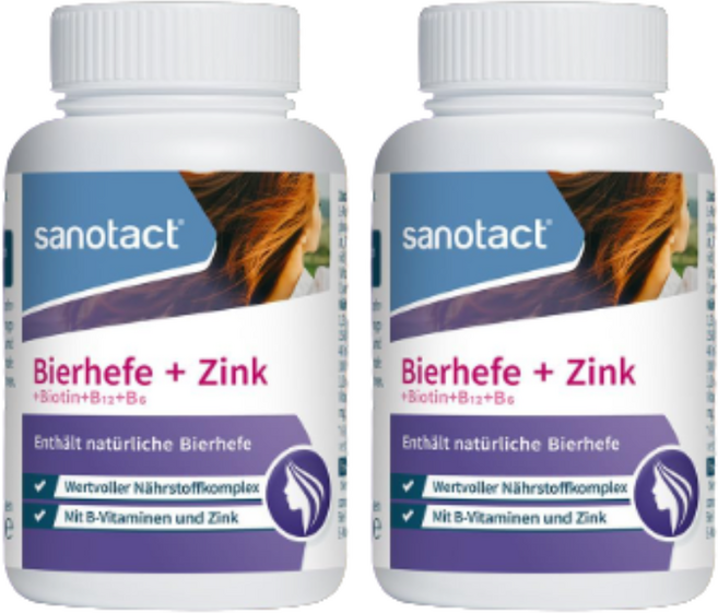 자노탁트 맥주효모 아연 비오틴 비타민C 함유 180정 2개