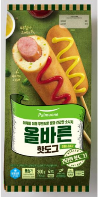 풀무원 올바른핫도그, 300g, 23개