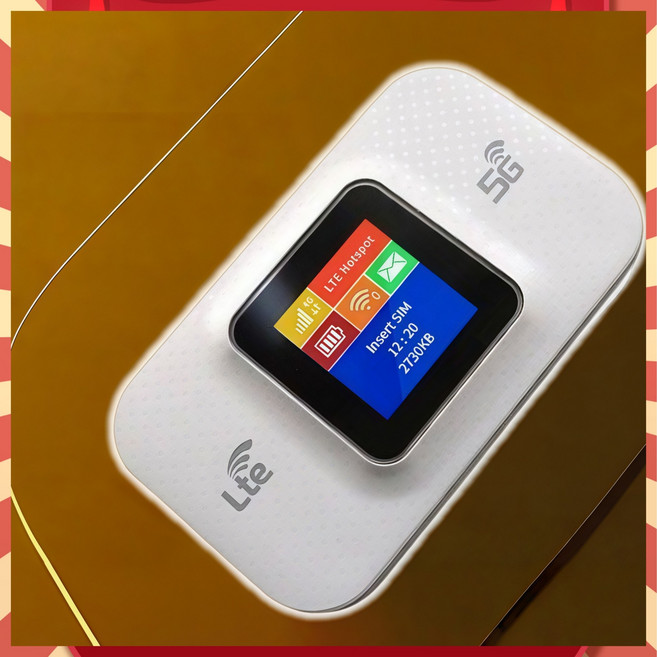 5G 行動WiFi分享器 3000mAh電池 WiFi6, 1個, 2026新款全球隨身wifi移動無線網路-插卡轉WiFi-升級版