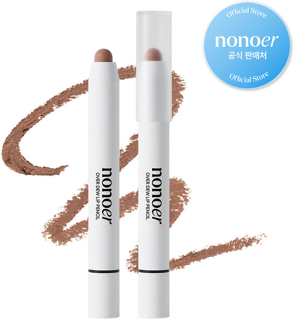 노노어 오버 듀 립펜슬, 101호_코트 어스터치, 1개