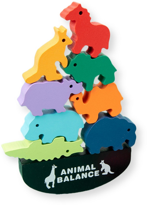 토이토 애니멀 밸런스 젠가 보드게임 동물 블럭 쌓기 균형잡기 놀이, 1개
