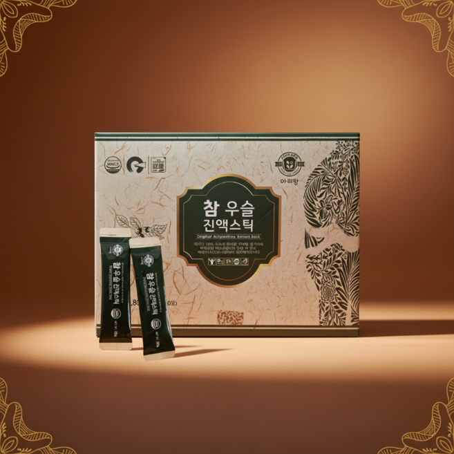 아리항 참우슬스틱 관절 30g 60포 2개월분 1800g 국내산 우슬 뿌리 두충 피쉬콜라겐 보스웰리아 우슬진액 우슬즙, 60개, 30ml