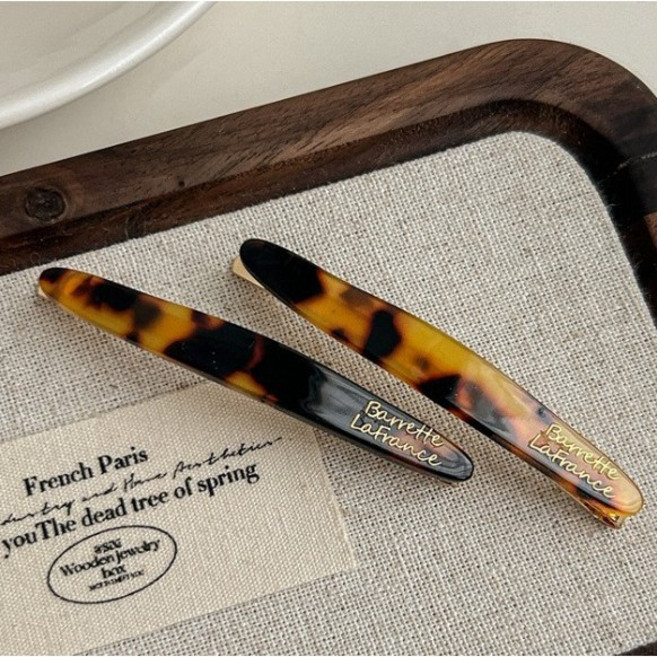 BEAGLE BEAGLE 醋酸時尚簡約劉海夾 側邊髮夾