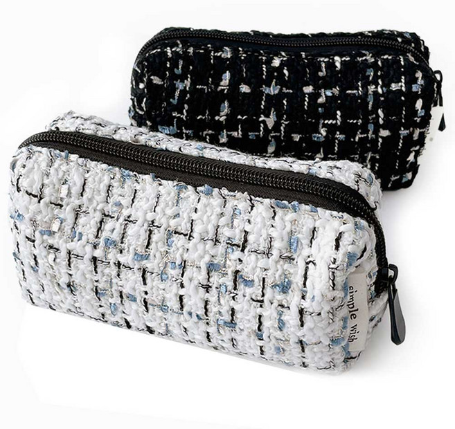 다으니 가방속소품 정리 메이크업 화장품파우치, 화이트, 1개