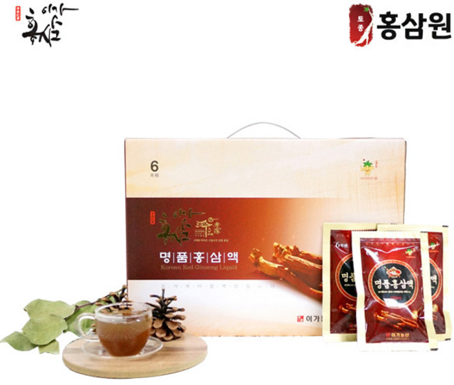 홍삼원 6년근 명품홍삼액 90ml 50팩 농협생산 6년근 금산홍삼