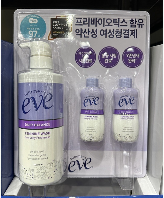 썸머스이브 여성청결제 444ml ＋ 59ml x 2, 562ml, 1개