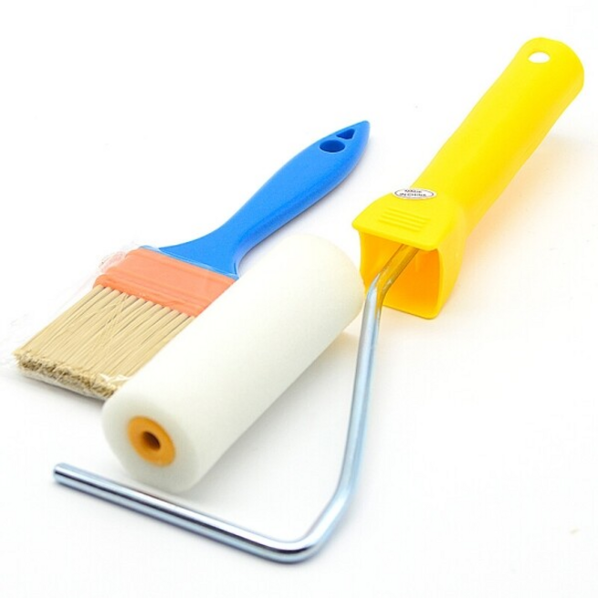 아이베란다 페인트 도구세트 붓 롤러 핸들 도장 기본형 3종 세트