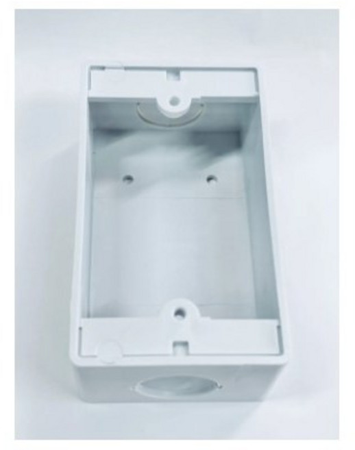 PVC 노출박스 스위치용 박스 1개용 화이트 스위치박스 노출box, 1개