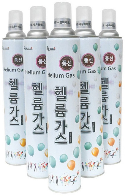 pa 파티클럽 헬륨가스 - 1통 풍선헬륨가스 9800CC용량 25cm풍선기준 1.5개 주입량, 단품