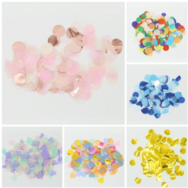 파티지엥 콘페티 컨페티 종이 결혼식 꽃가루 조화 장미 꽃잎, (컨)4.로즈-30g