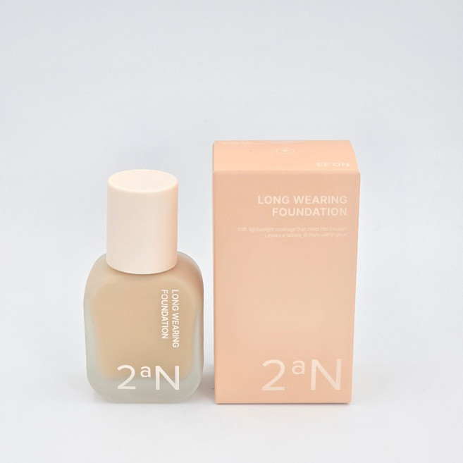 2aN 超模裸妝粉底液, 1個, 23 Natural Beige 自然, Natural Beige 自然