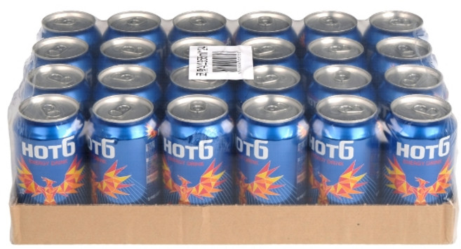 핫식스 355ml X 24 카페인 텐션 과라나 추출 브라질 카페인, 24개