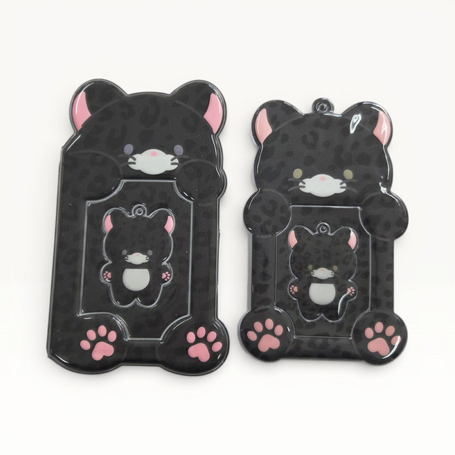 아워모티프 애니멀 포카홀더+포카홀더북 1세트, 20매, 흑표범