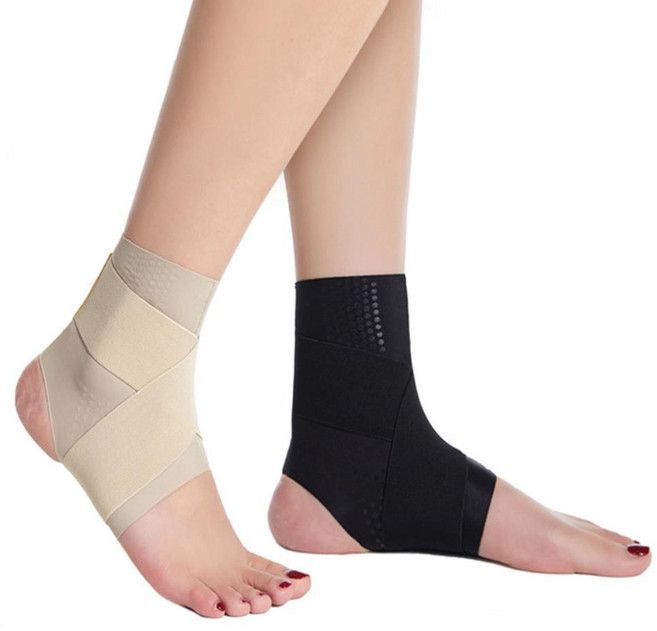 던핏 고탄력 소프트 발목 보호대, 1개, 블랙