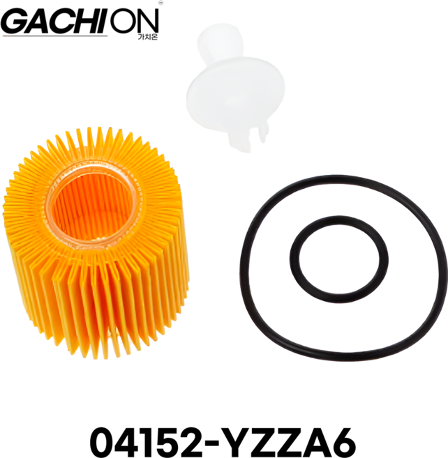 04152-YZZA6 코롤라 프리우스 도요타 가솔린 키트 자동차 필터 오일 필터 호환 가치온, 1개, one color