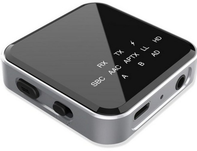 컴스 고음질 오디오 블루투스 송수신기, 오디오 블루투스 송수신기-[JA230], <블랙>, 1개