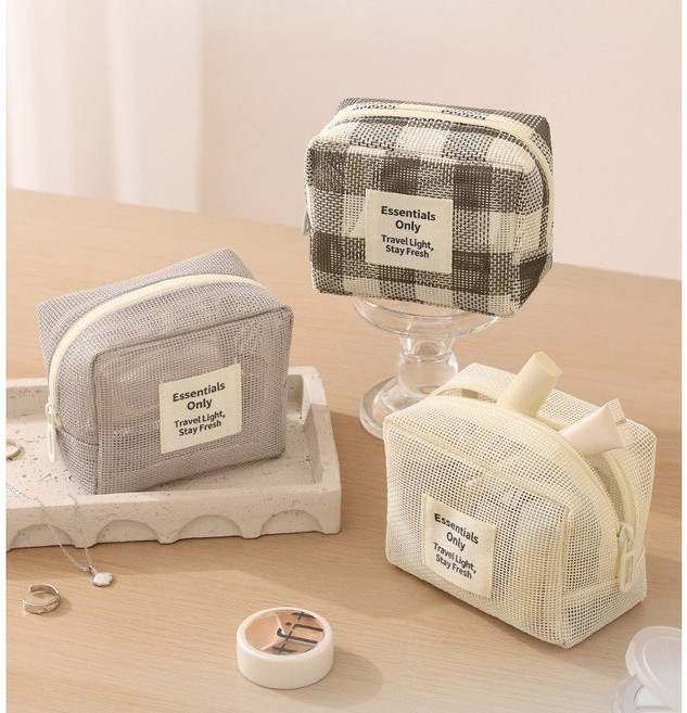 LOCO LAB 에센셜 메쉬 여행용 파우치