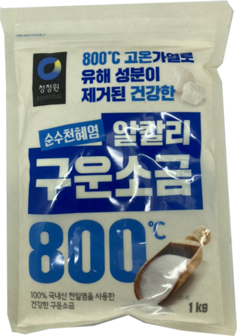 청정원 알칼리 구운소금, 1kg, 1개