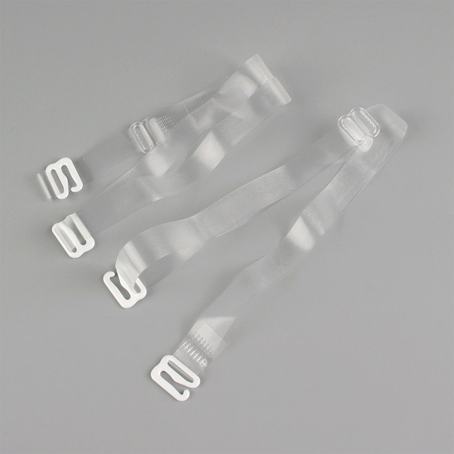 의류보조 투명소재 반투명 누드 브라끈 1.5cm