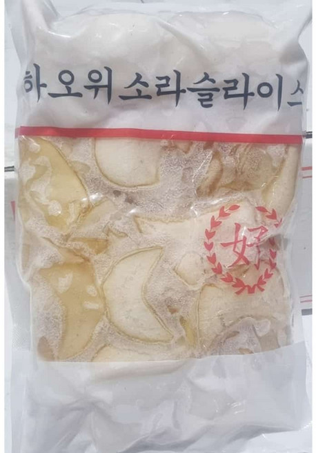 손질위고둥슬라이스 냉동위소라 소라살 800g, 1개