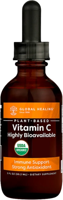 글로벌힐링 식물성 비타민 C 폴리페놀 아스코르브산 이뮨 액상 59.2ml, 1개 - 쿠팡