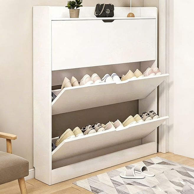 모던 신발 수납장 다층 슬림형 현관 신발정리대, A01