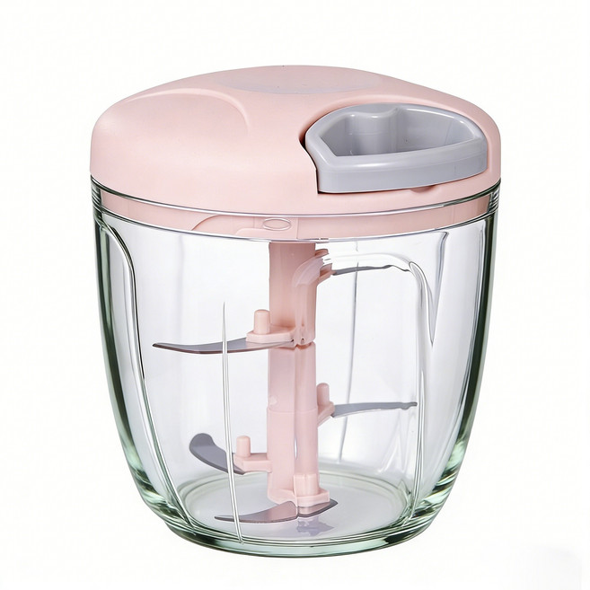 WHH 야채 슬라이서 5중칼날 대형, 1개, 핑크색